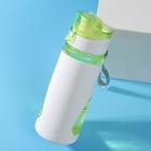Бутылка для воды пластиковая «Ни дня без пресса», 600 мл - Фото 3