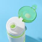 Бутылка для воды пластиковая «Ни дня без пресса», 600 мл - Фото 4