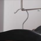 Плечики для юбок и брюк SAVANNA, многоуровневые, 4 перекладины, сорт А, 38.5×1.2×35.5 см, тёмное дерево, лотос - Фото 2