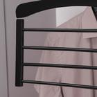 Плечики для юбок и брюк SAVANNA, многоуровневые, 4 перекладины, сорт А, 38.5×1.2×35.5 см, тёмное дерево, лотос - Фото 3