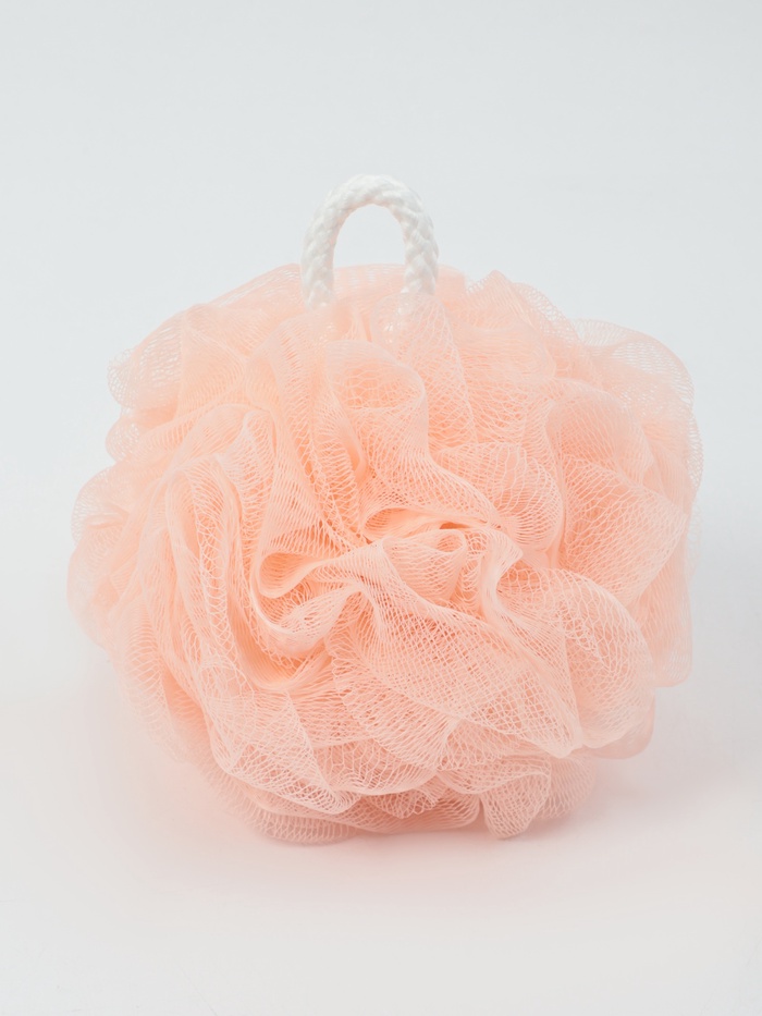 Мочалка для тела Доляна «Нежность», 50 г, розовая - Фото 1