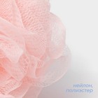 Мочалка для тела SAVANNA «Нежность», 90 г, розовая - Фото 2