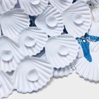 Коврик противоскользящий в ванну на присосках Доляна «Морские звёзды», 38×68 см, цвет белый - Фото 5
