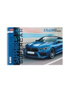 Альбом для рисования BLUEsupercar А4, 32 листа, на гребне, плотность листов 100 г/м², обложка из мелованного картона, МИКС - Фото 5