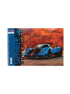 Альбом для рисования А4, 32 листа, на гребне, BLUEsupercar, обложка мелованный картон, блок 100 г/м², МИКС 6830098 Альбом для рисования А4, 32 листа, на гребне, BLUEsupercar, обложка мелованный картон, блок 100 г/м², МИКС 6830098