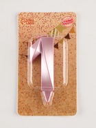 Свеча в торт «Цифра 1», розовая, 6.5 см - Фото 5