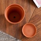 Горшок для цветов "Стандарт", гладкий, красная глина, 1.6 л - фото 47861468