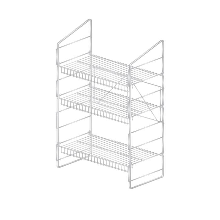 Стеллаж для рассады 33 × 62 × 93 см, белый