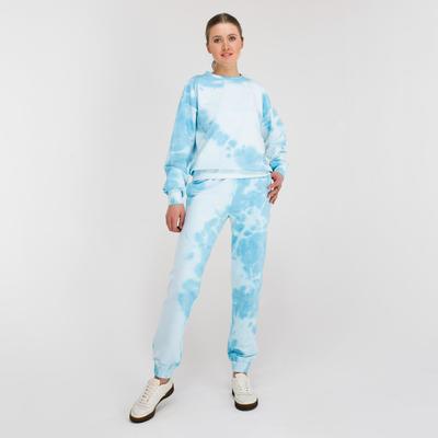 Брюки женские MINAKU: Casual Collection, голубые, размер 46