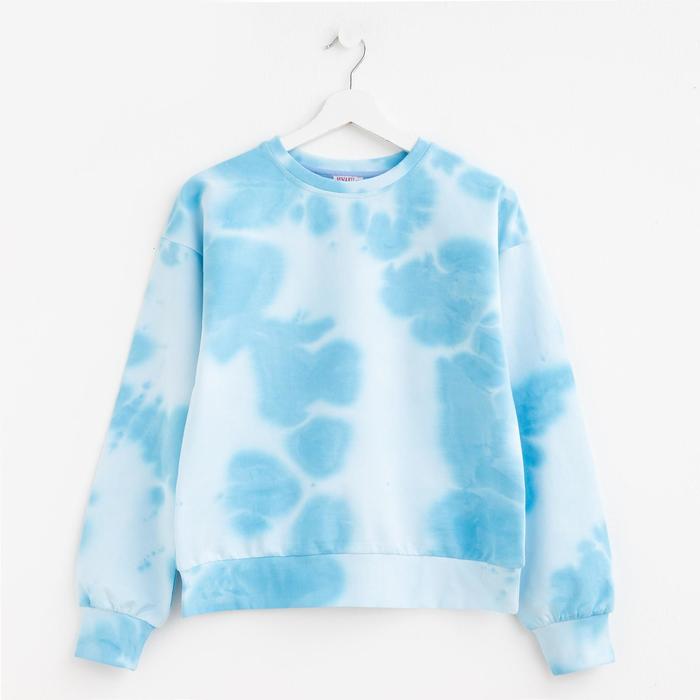 Свитшот женский MINAKU: Casual Collection цвет голубой, р-р 46 49573