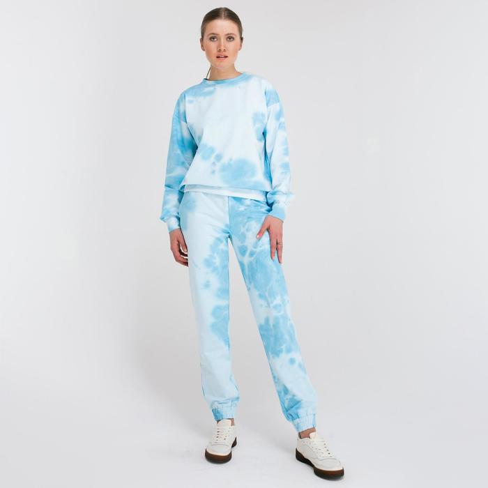 Свитшот женский MINAKU: Casual Collection цвет голубой, р-р 48 49574