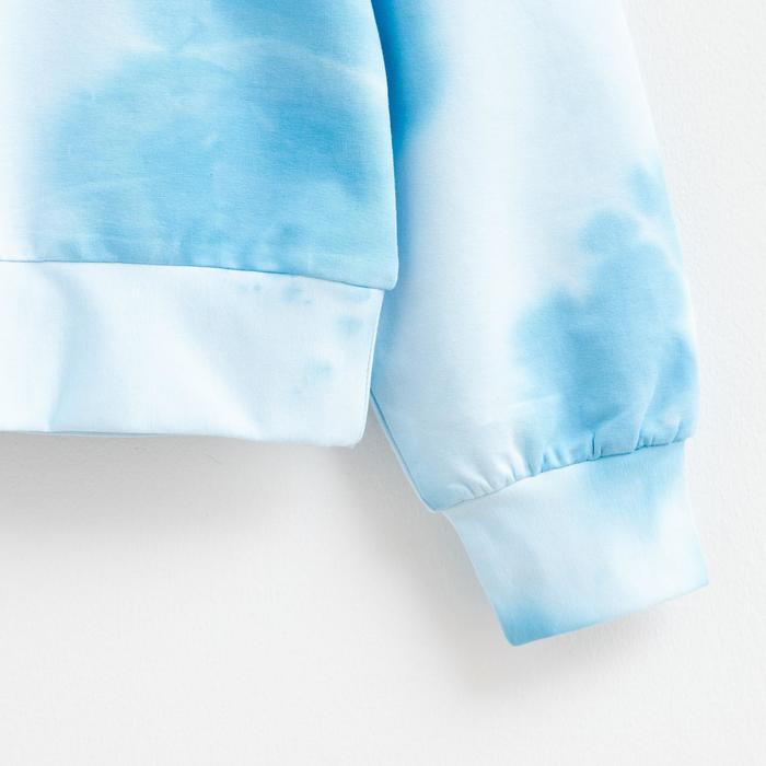 Свитшот женский MINAKU: Casual Collection цвет голубой, р-р 48 49574