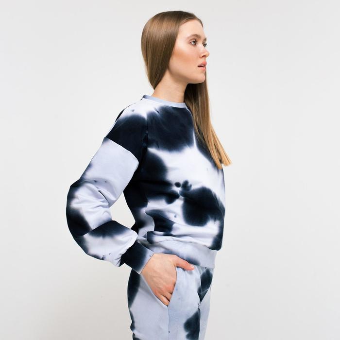 Свитшот женский MINAKU: Casual Collection цвет синий, р-р 46 49578