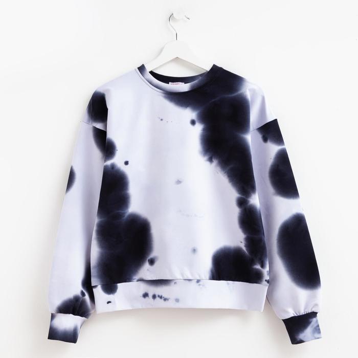 Свитшот женский MINAKU: Casual Collection цвет синий, р-р 48 49579