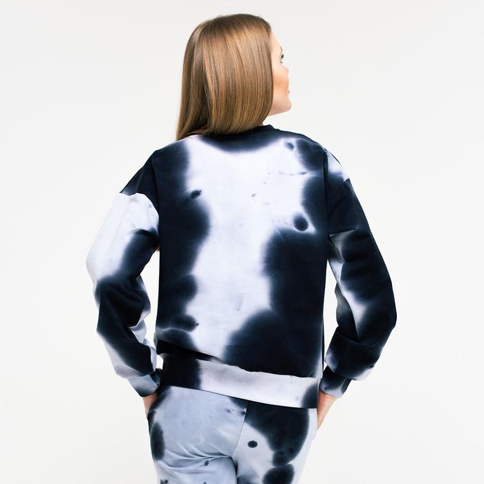 Свитшот женский MINAKU: Casual Collection цвет синий, р-р 50 49580