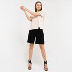 Футболка женская MINAKU REGULAR FIT: цвет бежевый, р-р 52 6436836 - фото 14464061