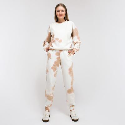 Брюки женские MINAKU: Casual Collection, бежевые, размер 42
