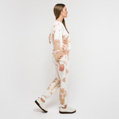 Брюки женские спортивные MINAKU: Casual Collection, бежевые, размер 50