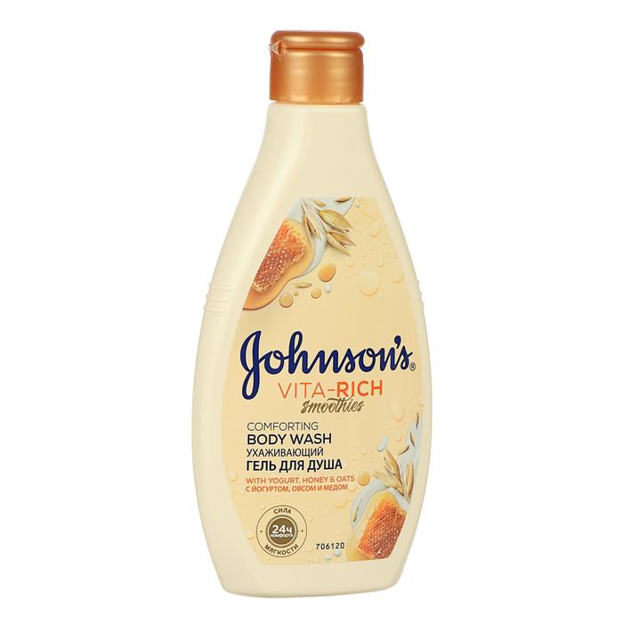 Гель для душа Johnson’s Vita-Rich с йогуртом, овсом и медом, 250 мл - Фото 1