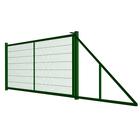 Ворота откатные, сетка, 4 × 1,8 м, с проушиной, зелёные - фото 300477873
