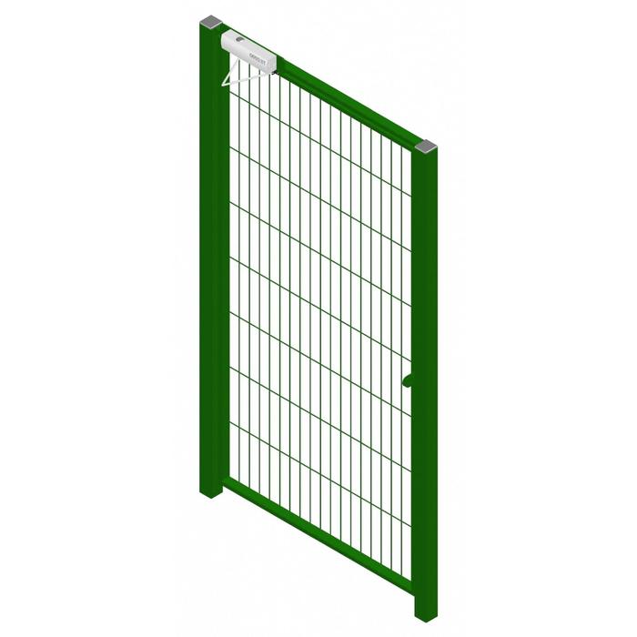Калитка, 2 × 1 м, зелёная - Фото 1