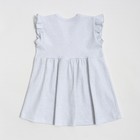 Платье для девочки, цвет серый, рост 80 см - Фото 5