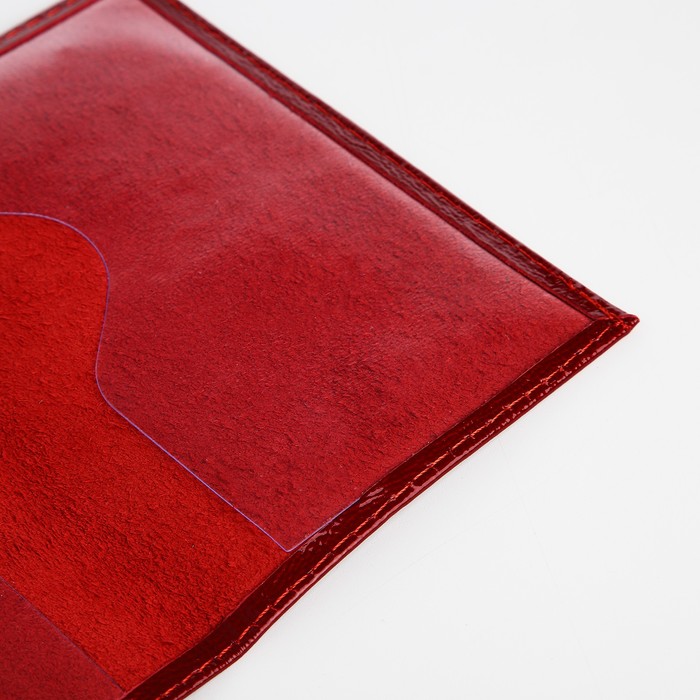 Обложка для паспорта, цвет бордовый - фото 1908675273
