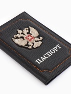 Обложка для паспорта, цвет чёрный - Фото 3