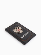 Обложка для паспорта, рельефная, с гербом, чёрная - Фото 7