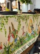 Скатерть «Этель. Акварельные зайцы», 220×147 см, 100% хлопок, саржа 190 г/м² - Фото 4