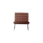 Кресло Barcelona Chair, 770 × 800 × 820 мм, цвет коньячный - Фото 4