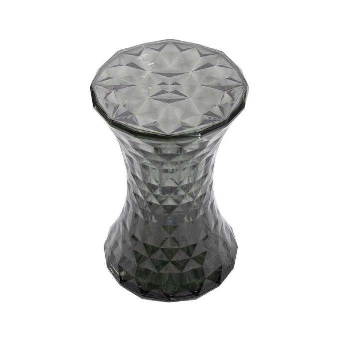 Стул-пуф Stone, 310 × 310 × 465 мм, цвет прозрачный серый - Фото 1