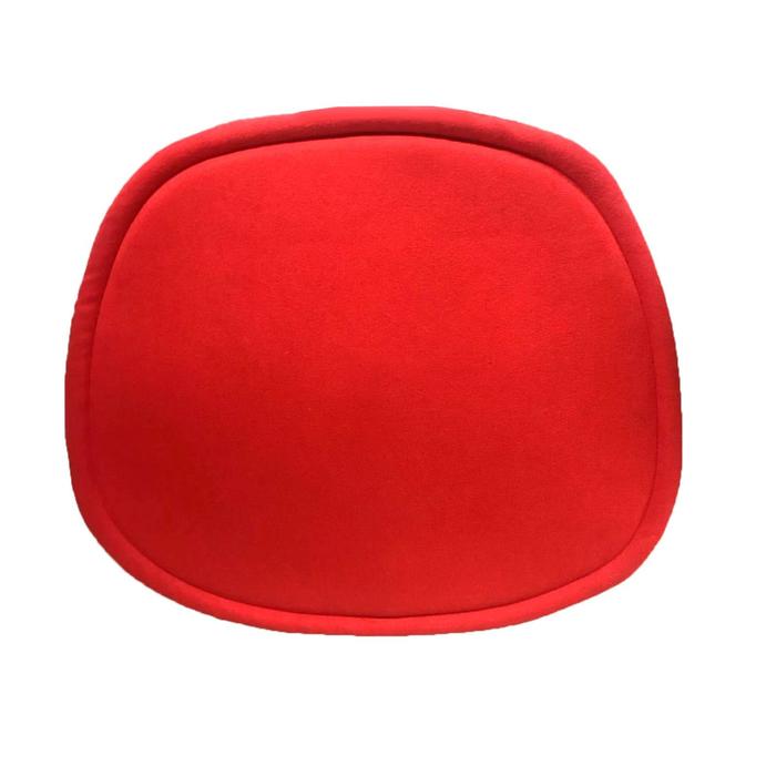 Подушка для стульев серии Eames 400 × 340 × 15 мм, ткань, цвет красный - Фото 1
