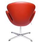 Кресло Swan Chair, 700 × 610 × 955 мм, цвет красный - Фото 3