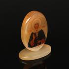 Икона настольная на поставке с фоном «Святая Ксения Петербургская», селенит - Фото 2