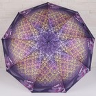 Зонт полуавтоматический «Цветы», 3 сложения, 9 спиц, R = 50, цвет МИКС - Фото 12