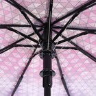 Зонт полуавтоматический, 3 сложения, 9 спиц, R = 50 см, цвет МИКС - Фото 3