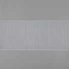 Шторная лента фиксированная сборка, органза, 10 см, 50±1 м, прозрачная - Фото 2