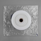 Шторная лента фиксированная сборка, органза, 10 см, 50±1 м, прозрачная - Фото 6