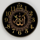Часы настенные, интерьерные "Мусульманство", бесшумные, d-39 см, корпус черный - Фото 3