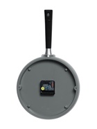 Часы настенные интерьерные для кухни "Сковорода", бесшумные, 25 х 43 см, белые, АА - Фото 6