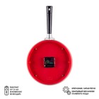 Часы настенные интерьерные «Сковорода», для кухни, бесшумные, плавный ход, 25×43 см, чёрные, от батарейки 1×АА - Фото 2