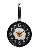 Часы настенные интерьерные «Сковорода», для кухни, бесшумные, плавный ход, 25×43 см, чёрные, от батарейки 1×АА - Фото 3