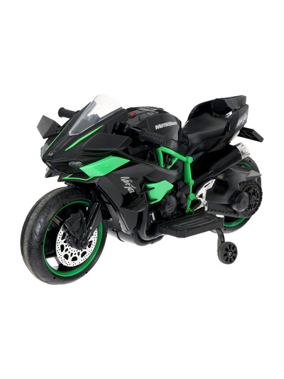 УЦЕНКА (царапины, после эксплуатации) Электромотоцикл «Спортбайк», активная ручка газа, 2 мотора, чёрный