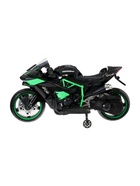 УЦЕНКА (царапины, после эксплуатации) Электромотоцикл «Спортбайк», активная ручка газа, 2 мотора, чёрный - Фото 2