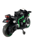 УЦЕНКА (царапины, после эксплуатации) Электромотоцикл «Спортбайк», активная ручка газа, 2 мотора, чёрный - Фото 3