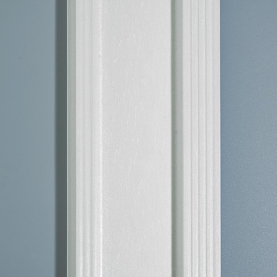 Плинтус пластиковый ударопрочный, 16×100×2000 мм, цвет белый