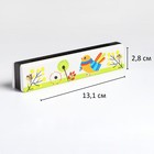 Губная гармошка «Курочка», размер 2×13×3 см, цвет белый - Фото 2