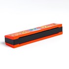 Губная гармошка «Зверята», размер 2×13×3 см, оранжевая - Фото 3