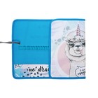 Пенал-скрутка мягкий 220 х 430 мм, на шнуровке, на 37 предметов ПНШ-1 "Лама Корн" 2021 - Фото 5